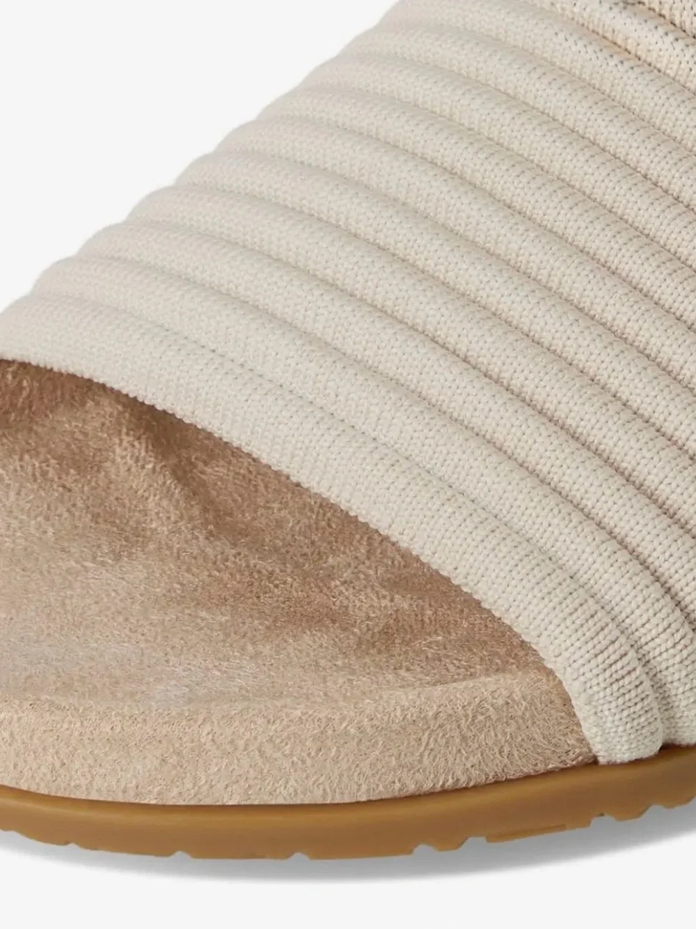 VIONIC, Evie Knit Slide Sandals in Cream, Size 8, NWOB